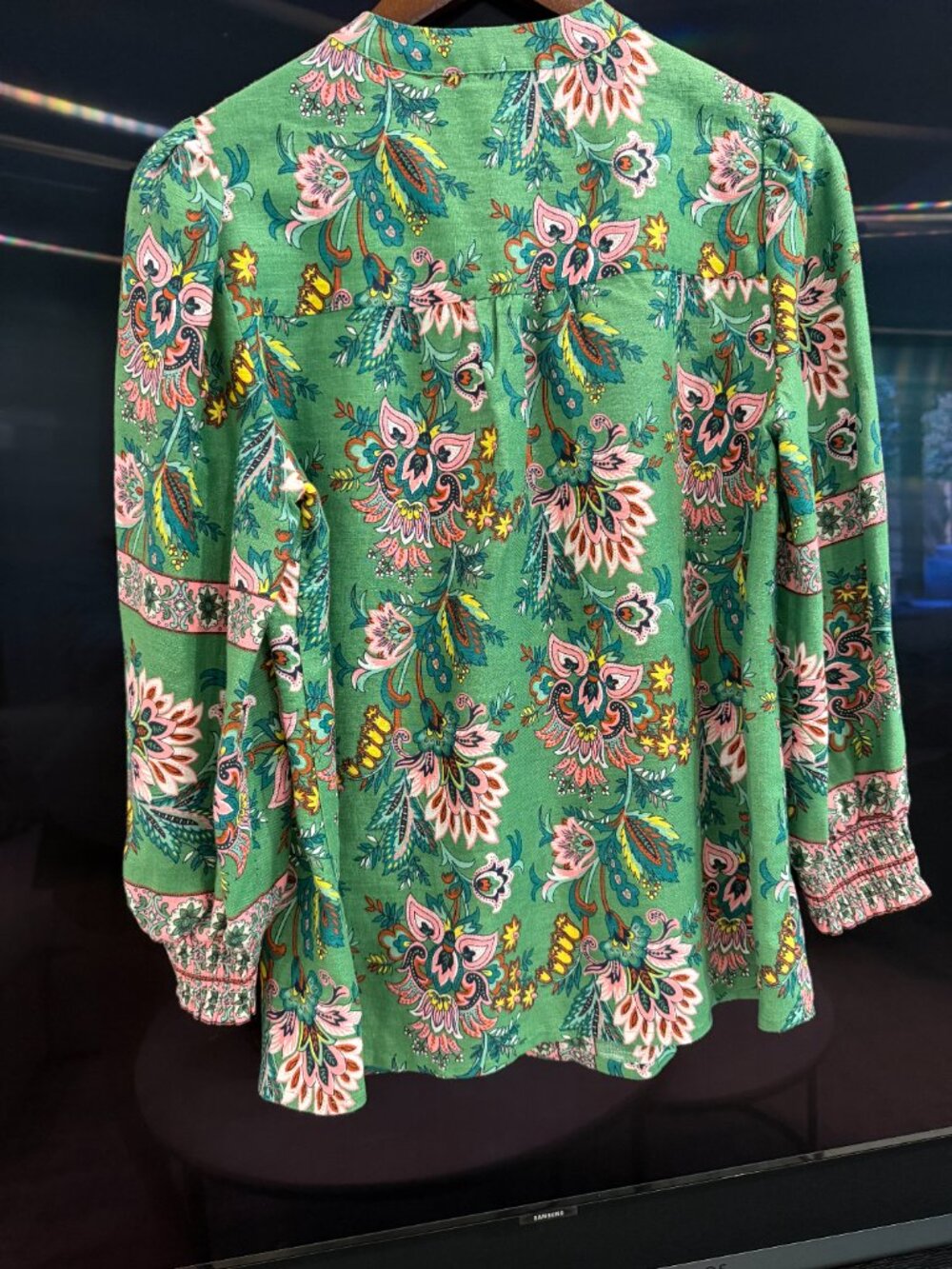 Boden Alicia Linen Top- Sz 6 - Picture 5 of 9